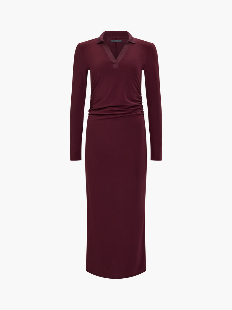 Samira Polo Neck Midi Dress