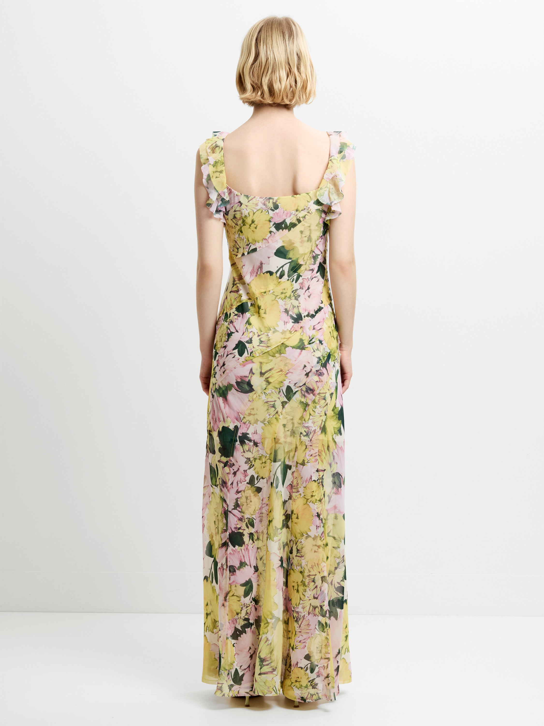 flowy ruffle maxi dress ASOS Soft Flowy Maxi Dress with Ruffles in Orange SZ 6 – Christine Garcia  Collective