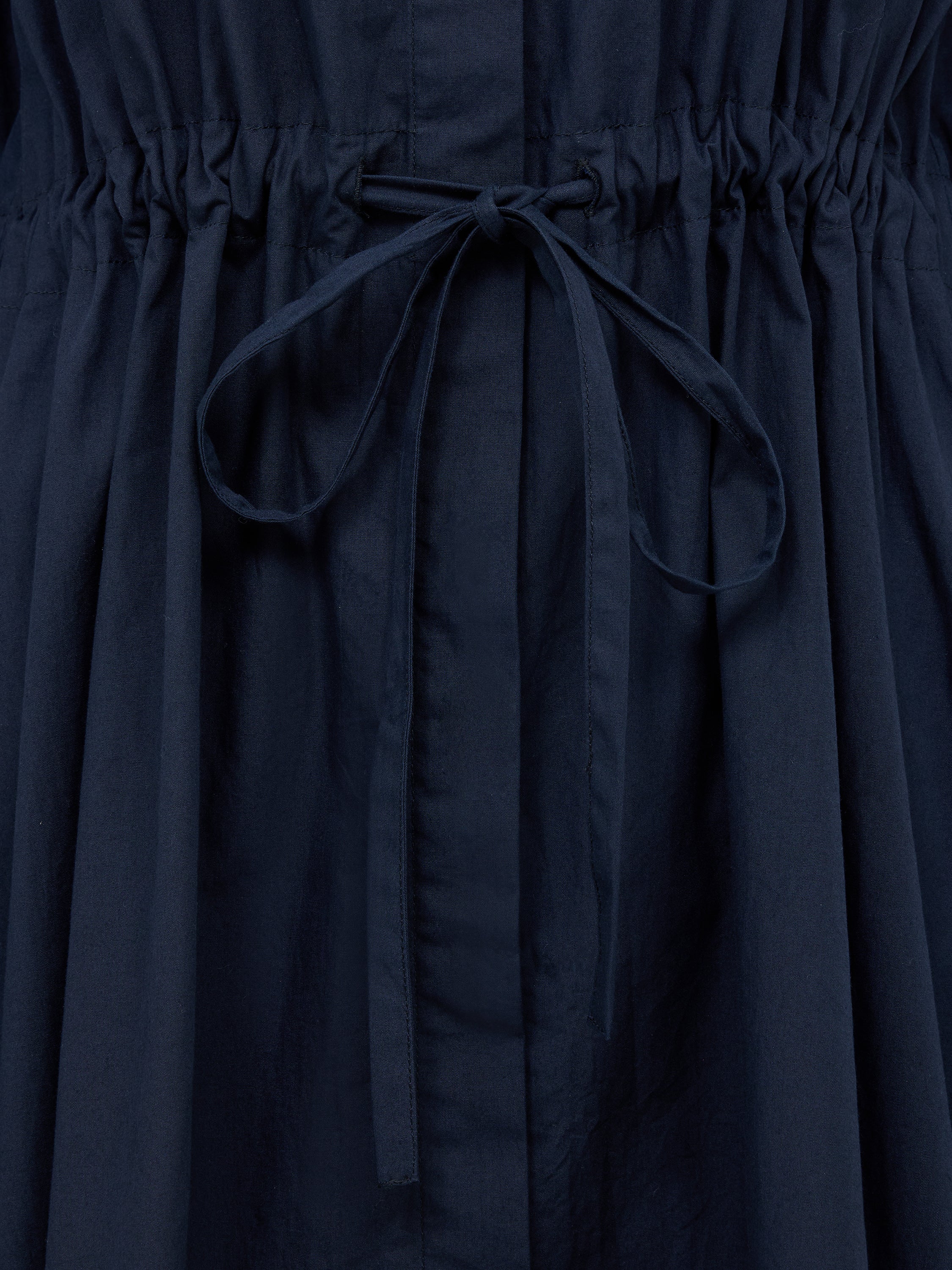 Cambria Cotton Cinched Waist Shirt Dress