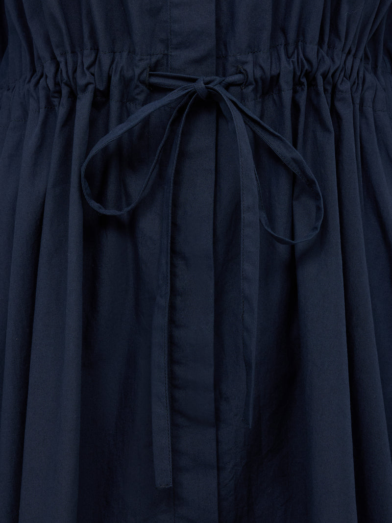 Cambria Cotton Cinched Waist Shirt Dress