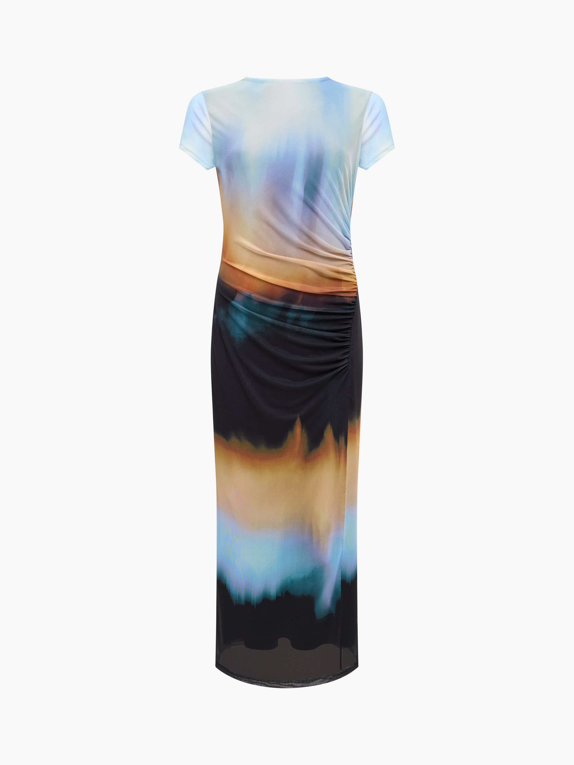 Marina Mesh Ombre Column Dress Ombre Multi