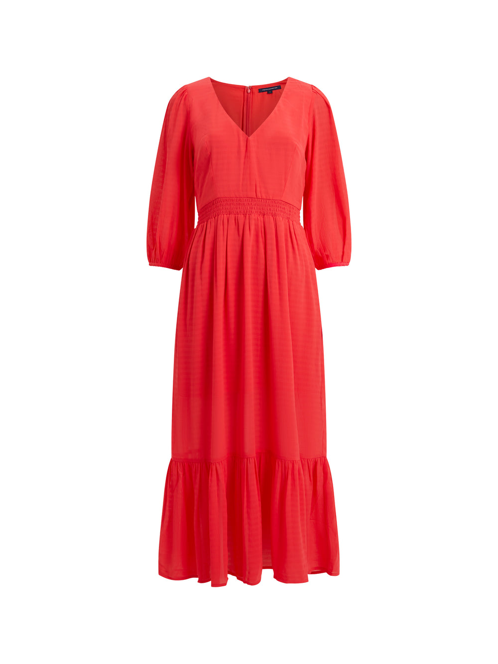 Cora Tiered Midi Dress Bittersweet | French Connection UK