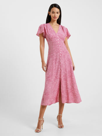 Bernice Eco Delphine V-Neck Midi Dress