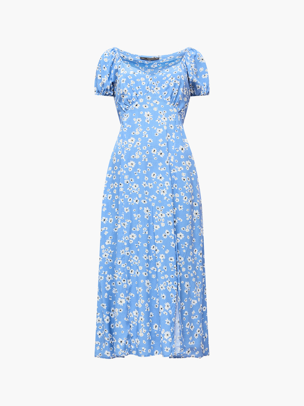 Sweetheart Empire Midi Dress Tranquil Blue | French Connection UK