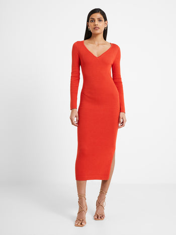 Mari Knit Midi Dress
