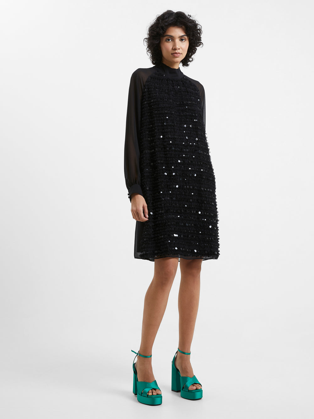 French connection deals embellished dress