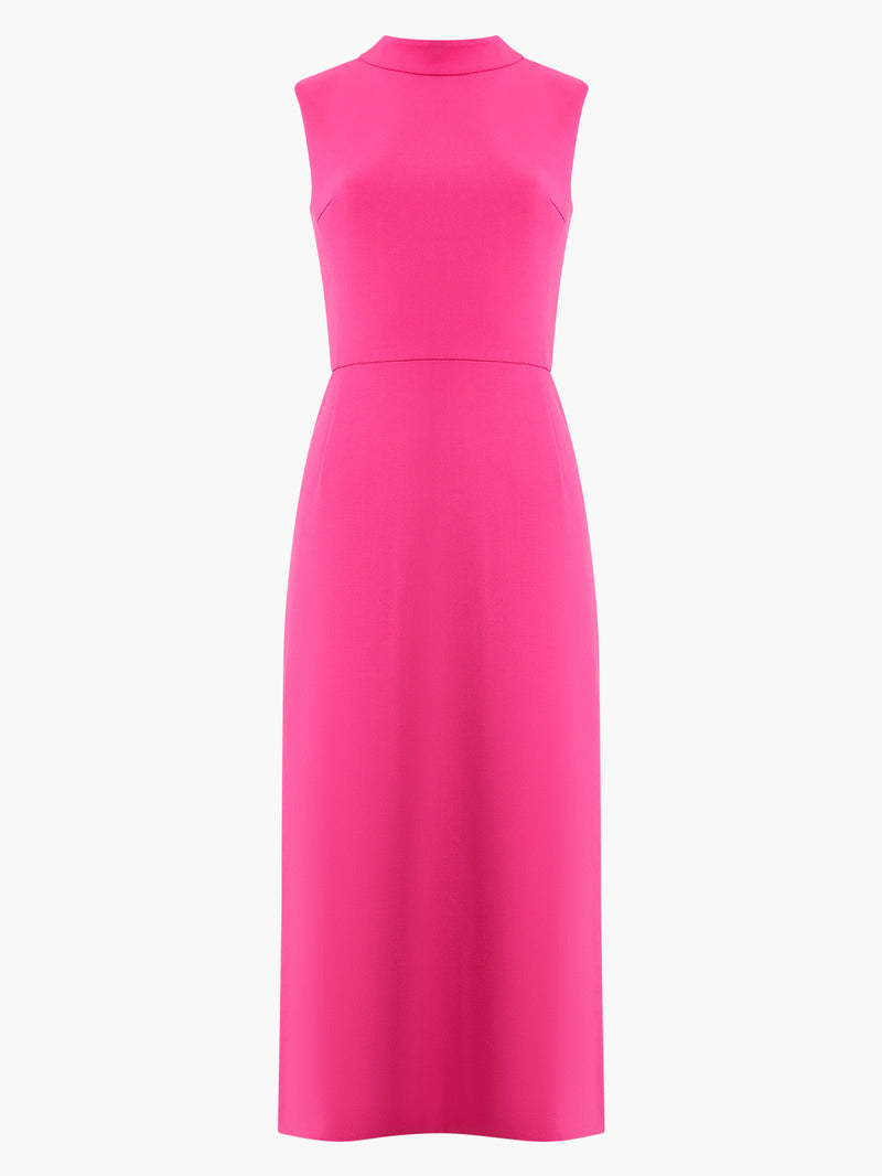 Echo Crepe Mock Neck Dress