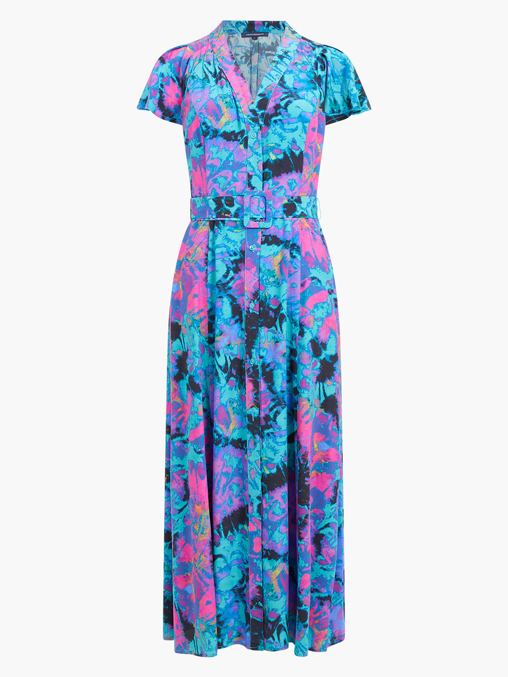 Gabriella Eco Delphine Dress Jaded Teal | French Connection UK