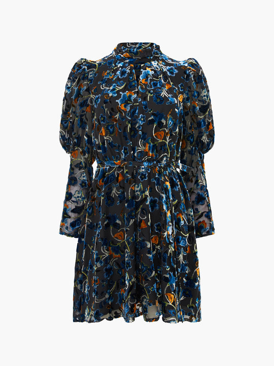 Avery Burn-Out Mini Dress