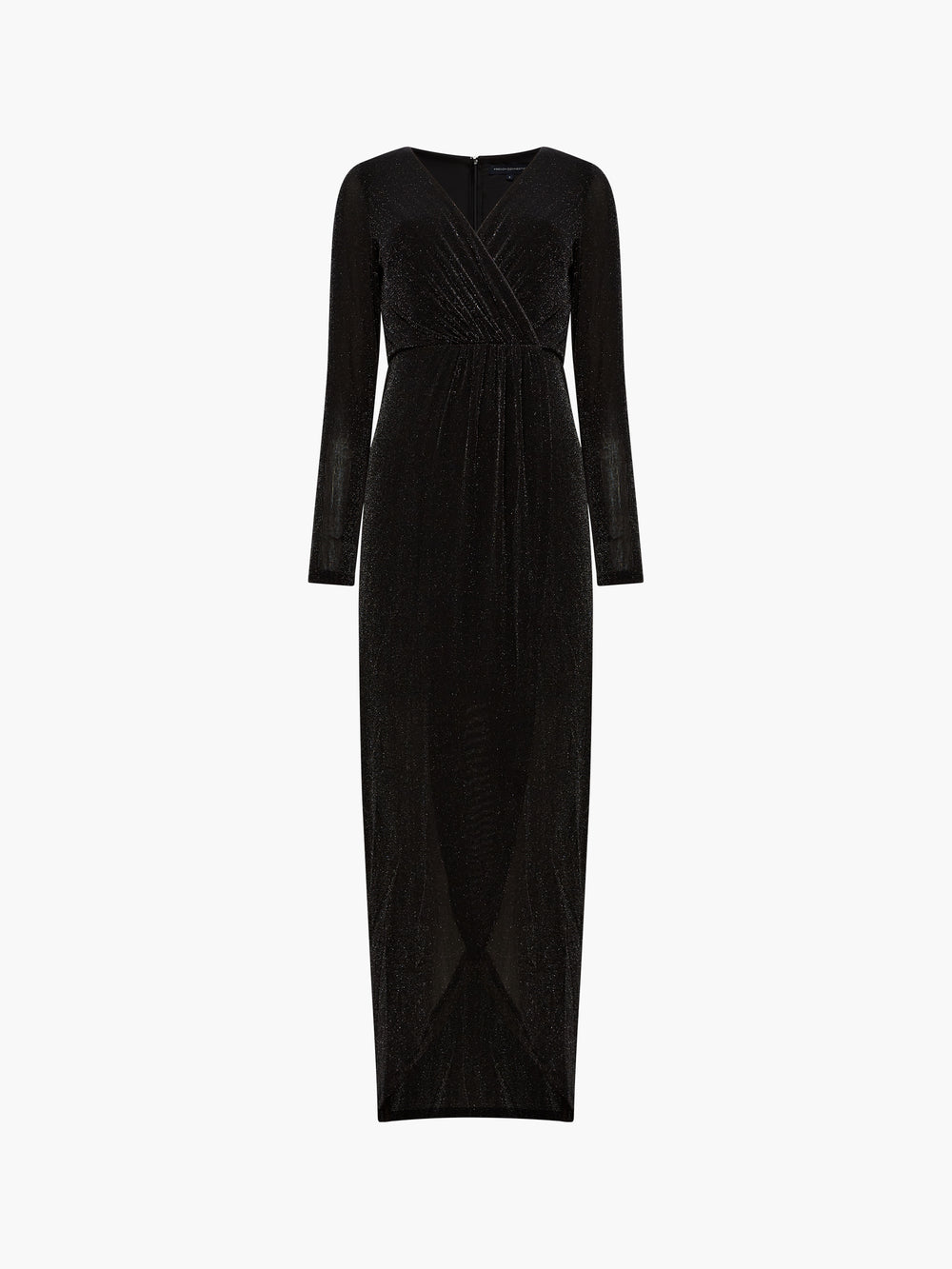 Jersey Shimmer Maxi Dress Black | French Connection UK