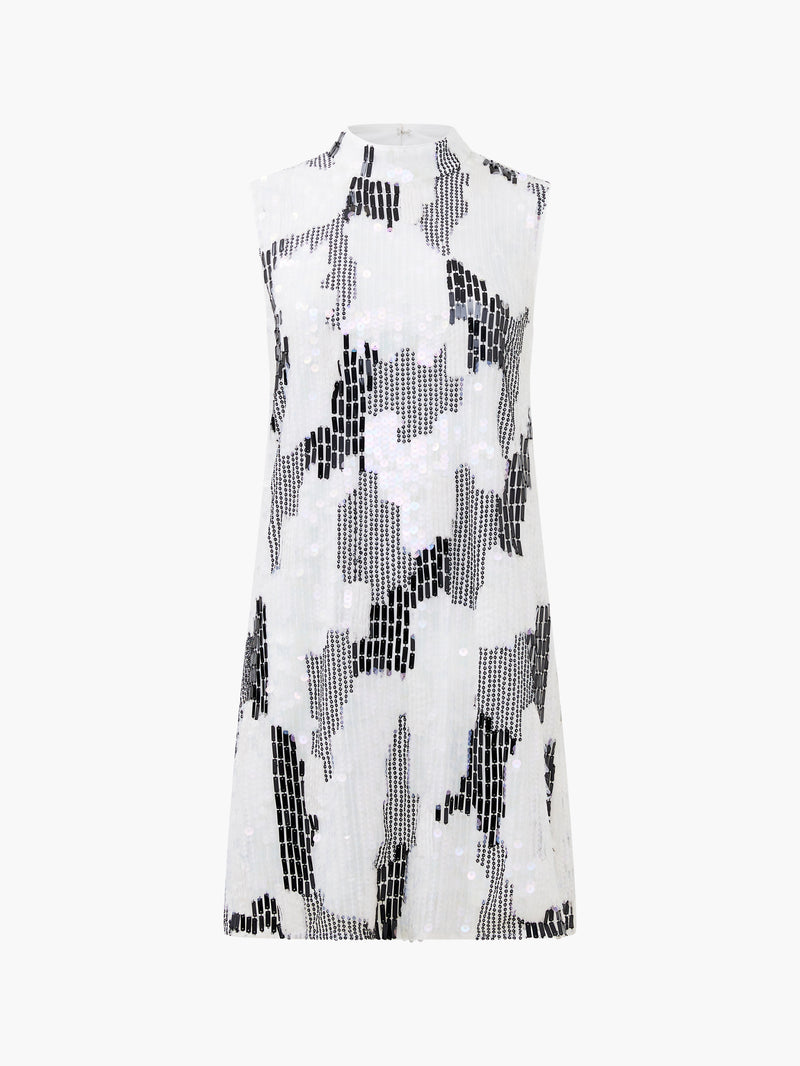 Black white sequin dress 2025