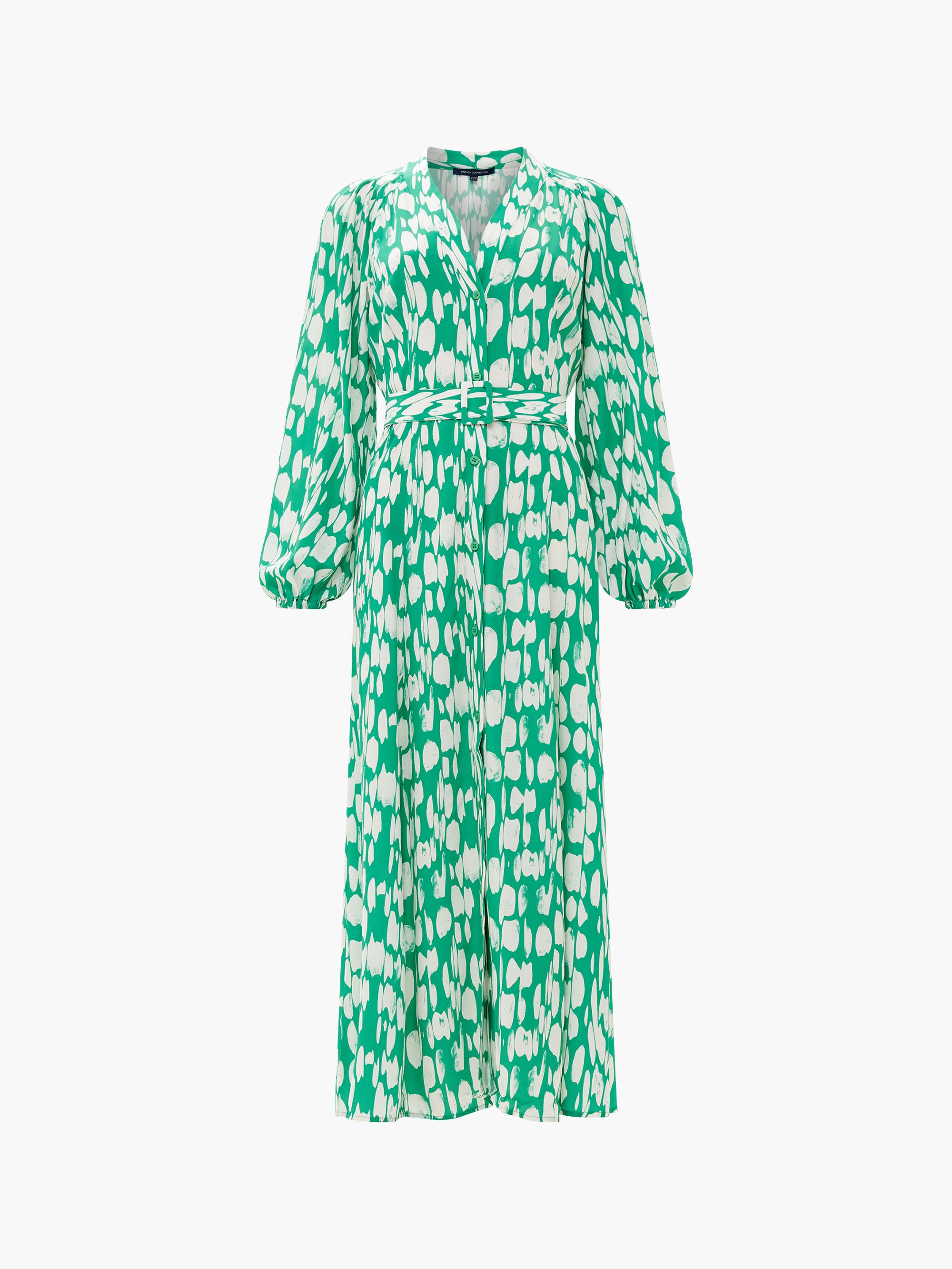 Islanna Crepe Belted Dress