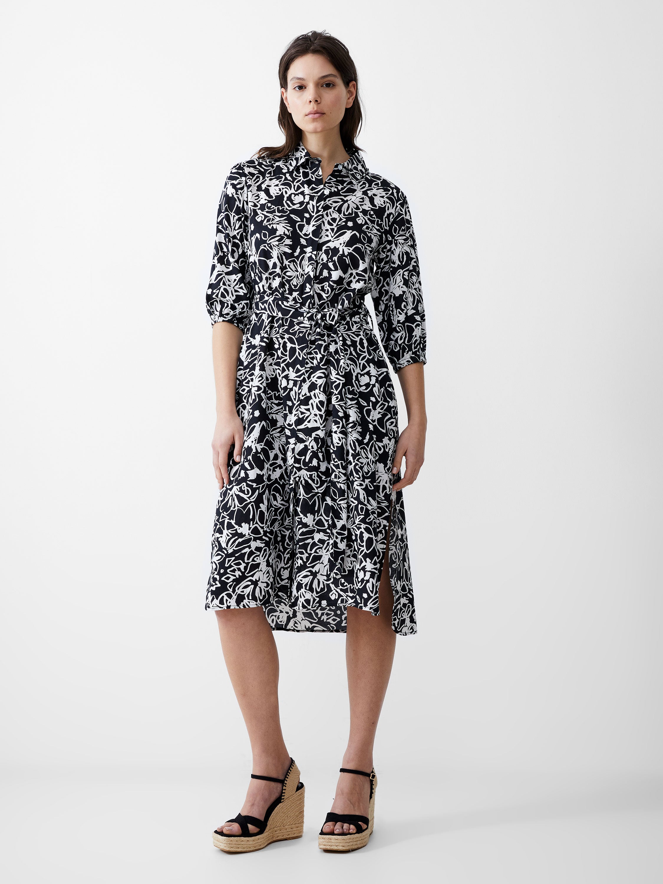 Fayola Midi Shirt Dress