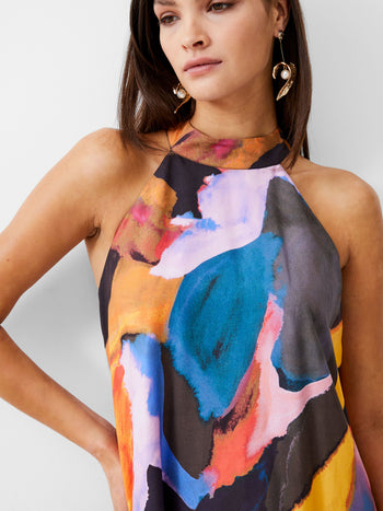 Isadora Halterneck Swing Dress