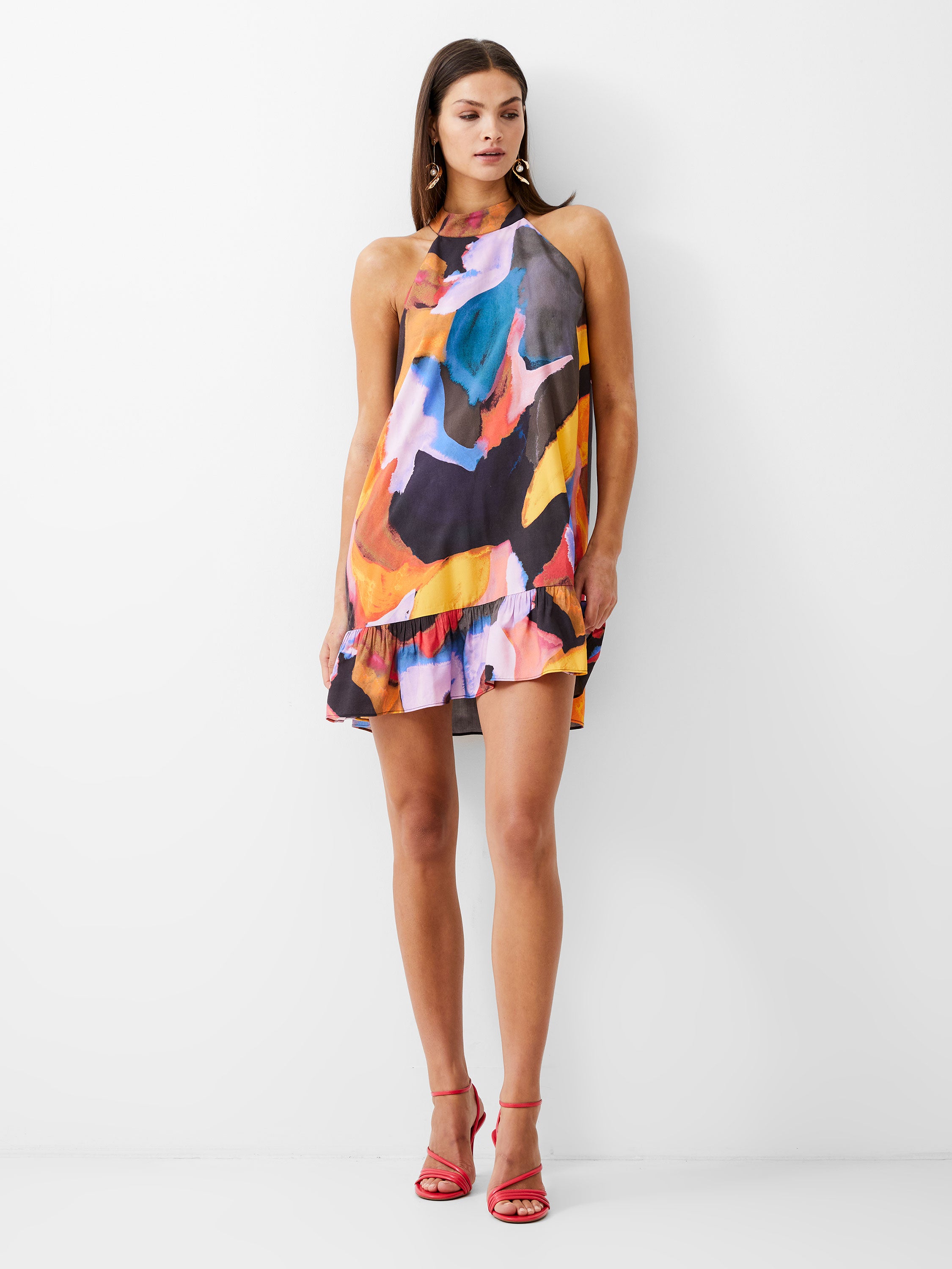 Isadora Halterneck Swing Dress
