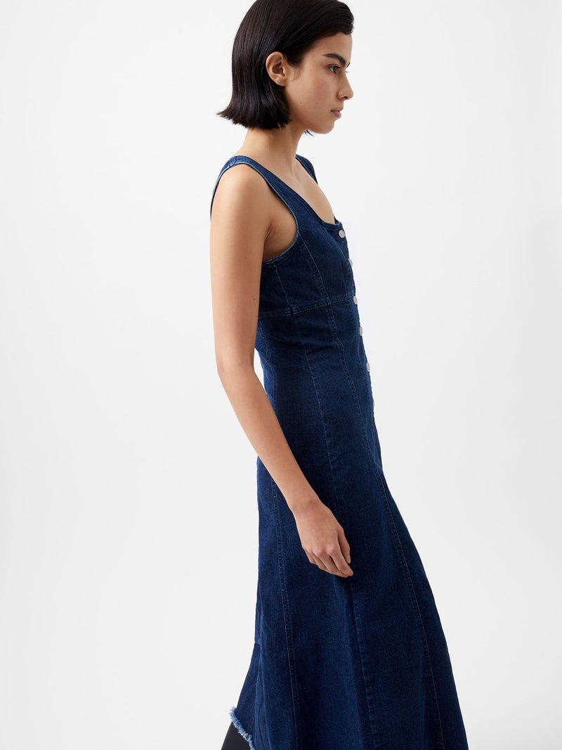 Arywode Denim Dress Mid Wash French Connection UK