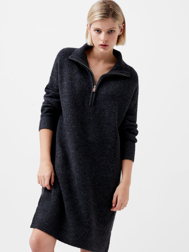 French grey melcy knit dress clearance