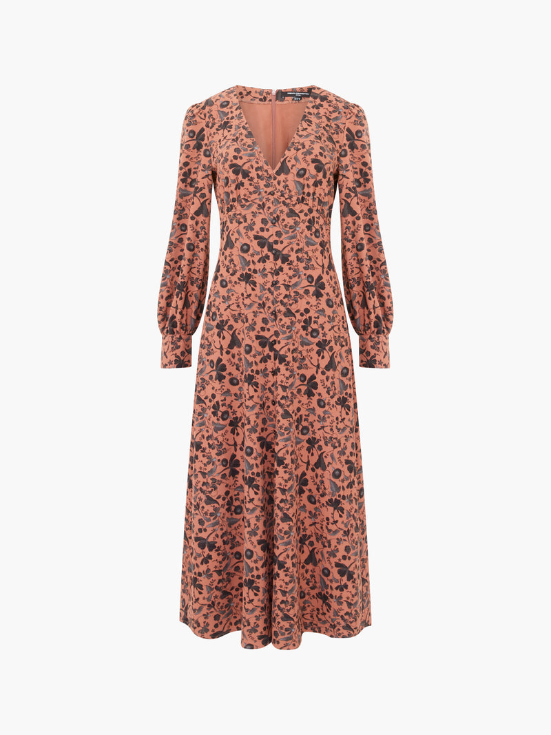 French connection prairie midi dress hotsell
