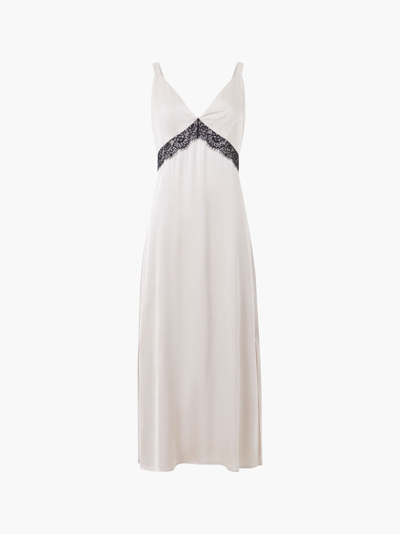 Ennis Eco Satin Lace Dress