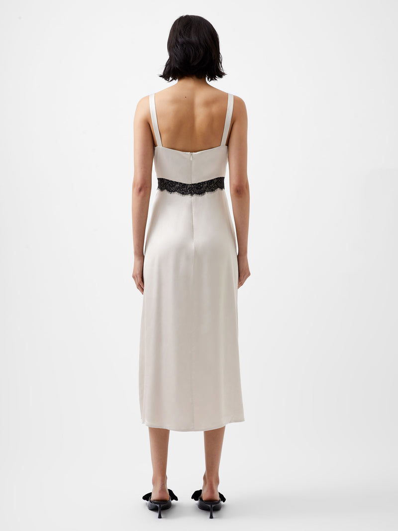Ennis Eco Satin Lace Dress