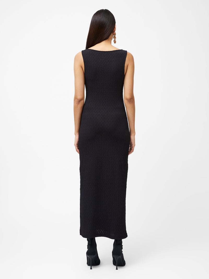 Sadie Textured Boat Neck Dress