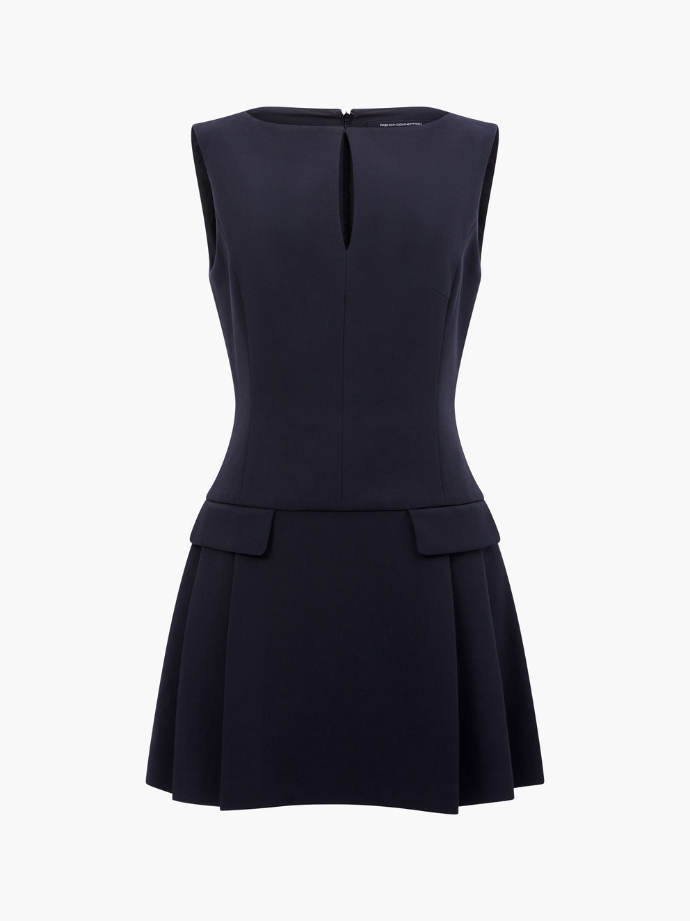 Azra Twill Belted Mini Dress