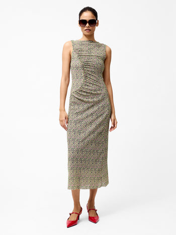 Shannon Ruched Midi Dress
