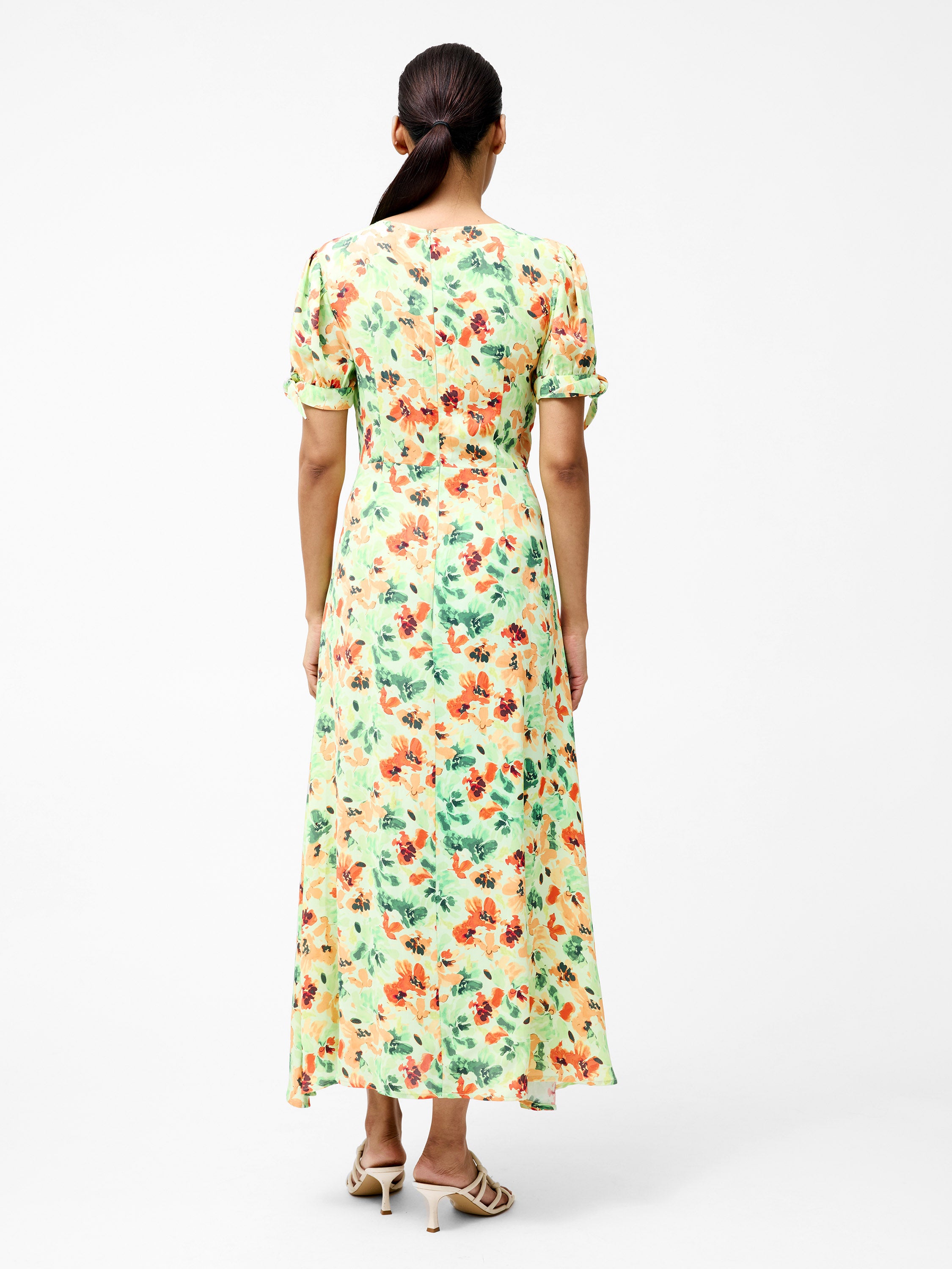 Eve Crepe Scoop Neck Midi Dress