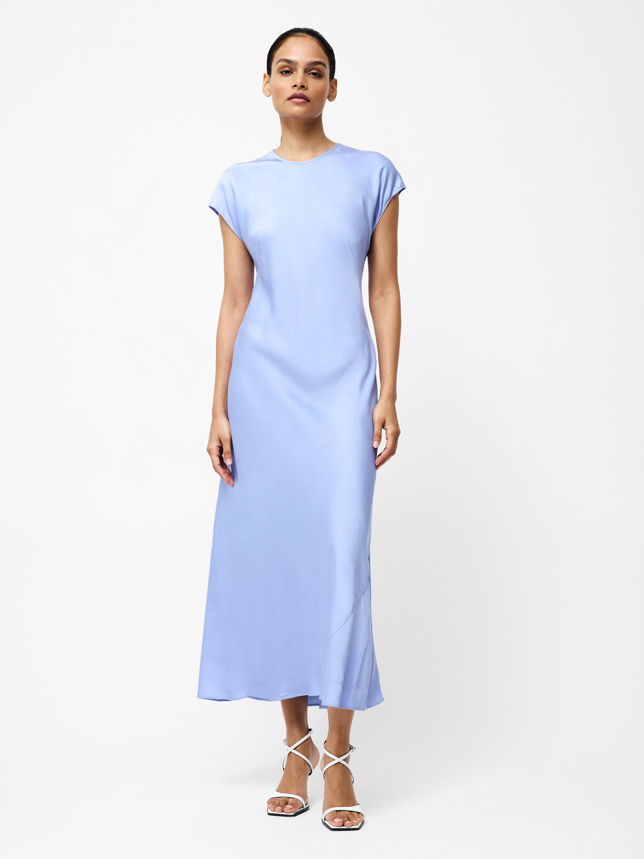 Ennis Eco Satin Column Shape Dress