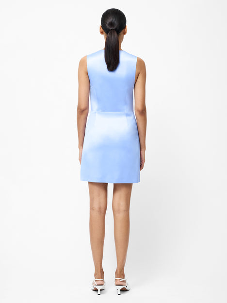 french connection carey velvet mini dress Carey Satin Mini Dress Pale Iris