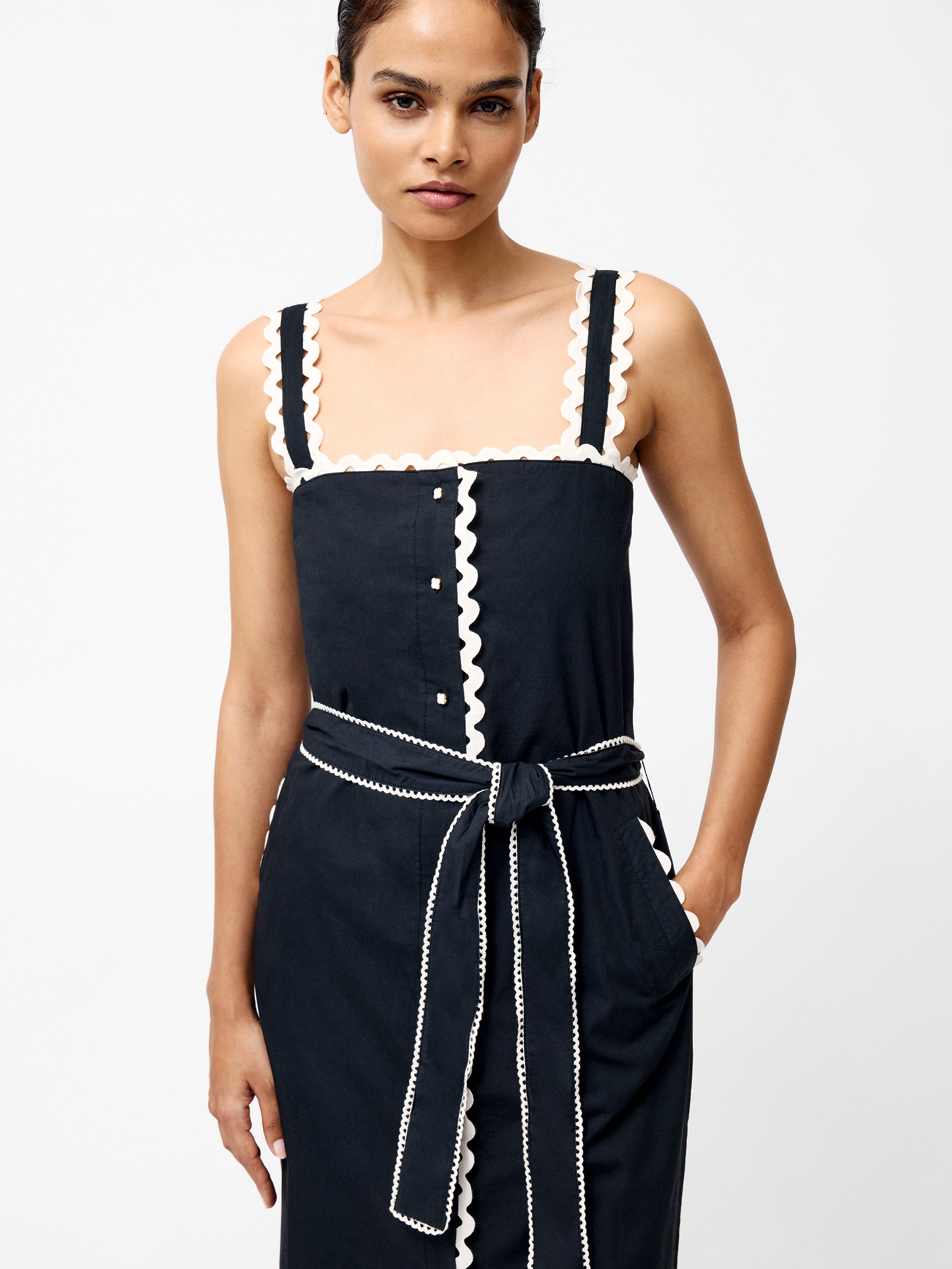 Cambria Cotton Ricrac Dress