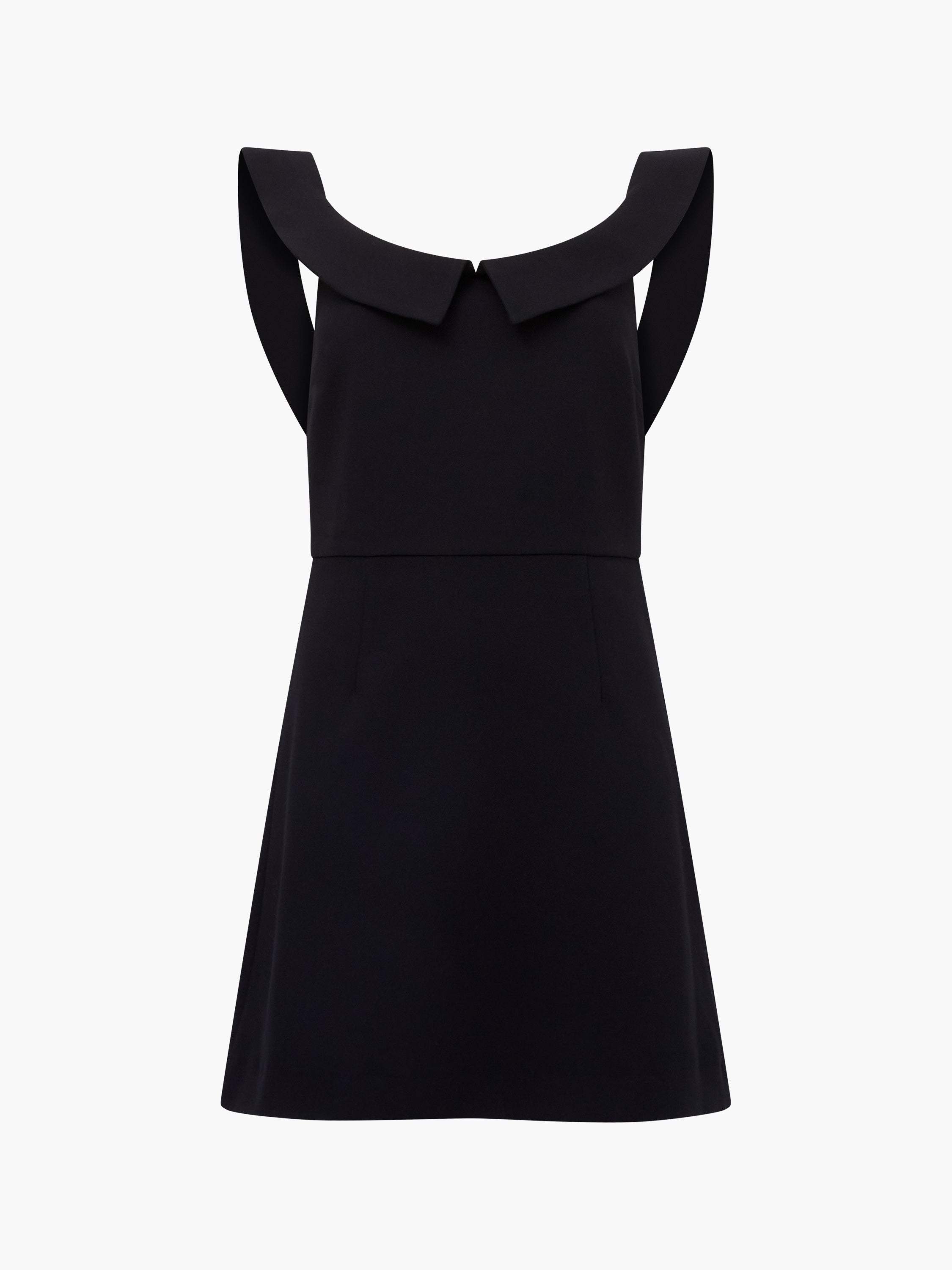 french connection whisper collar mini dress Whisper Collar Mini Dress Black