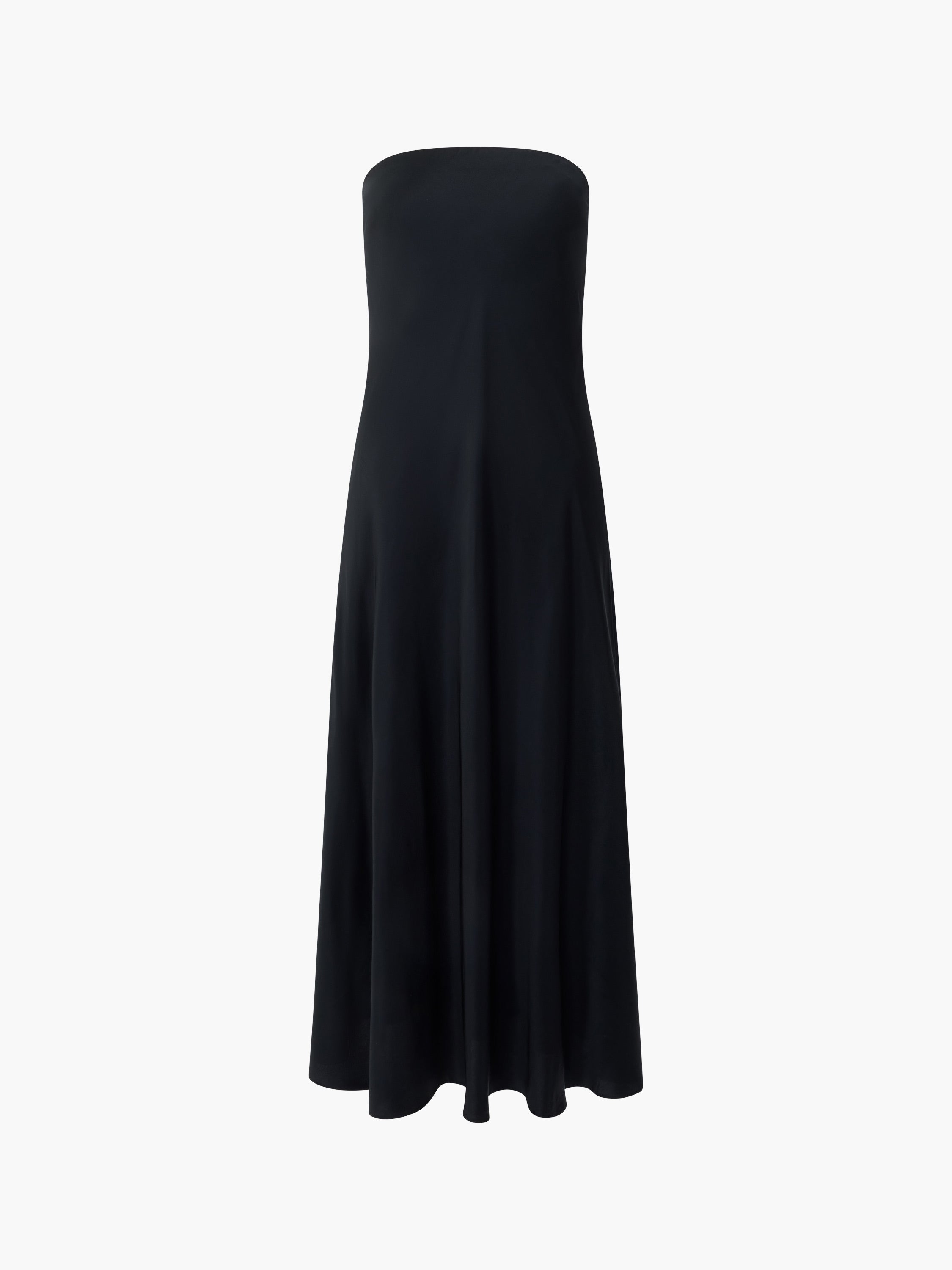 Oona Satin Bandeau Midi Dress