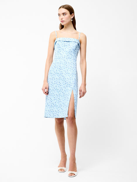 Echo Crepe Strappy Midi Dress