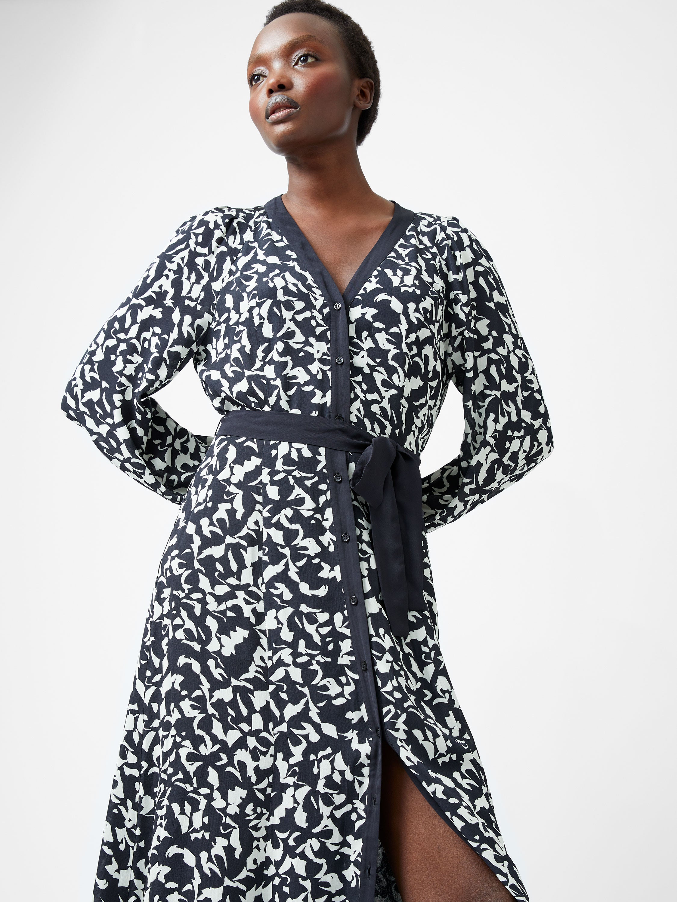 Kelly Almere Crepe Midi Dress