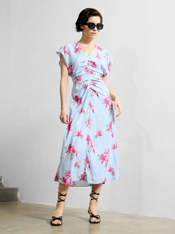 Vivienne Eco Viscose Front Dress