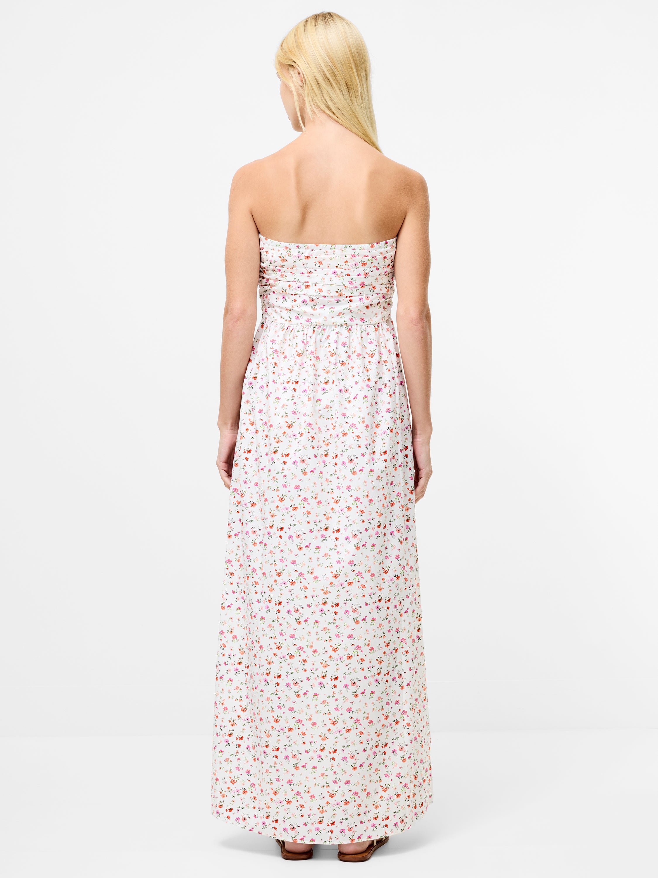 Nomi Cotton Bandeau Maxi Dress