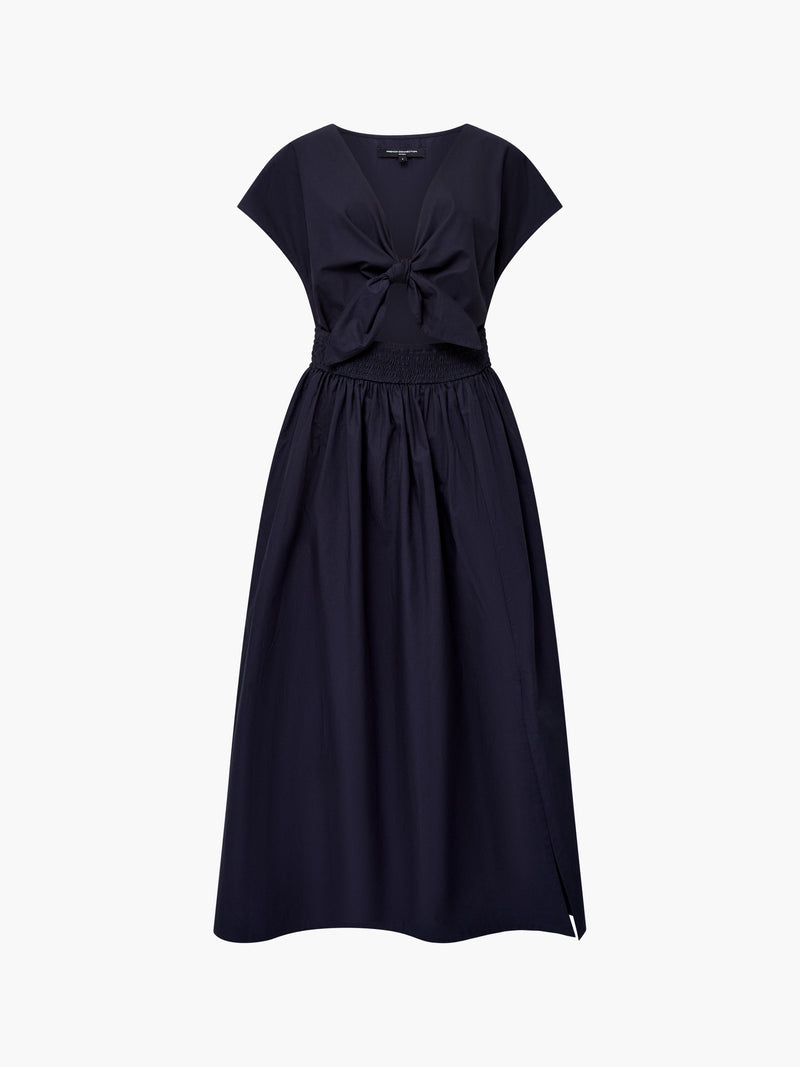 Barletta Poplin Tie Midi Dress