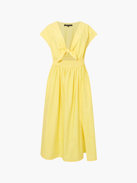 Barletta Poplin Tie Midi Dress