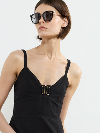 Ariette Strappy Midi Dress