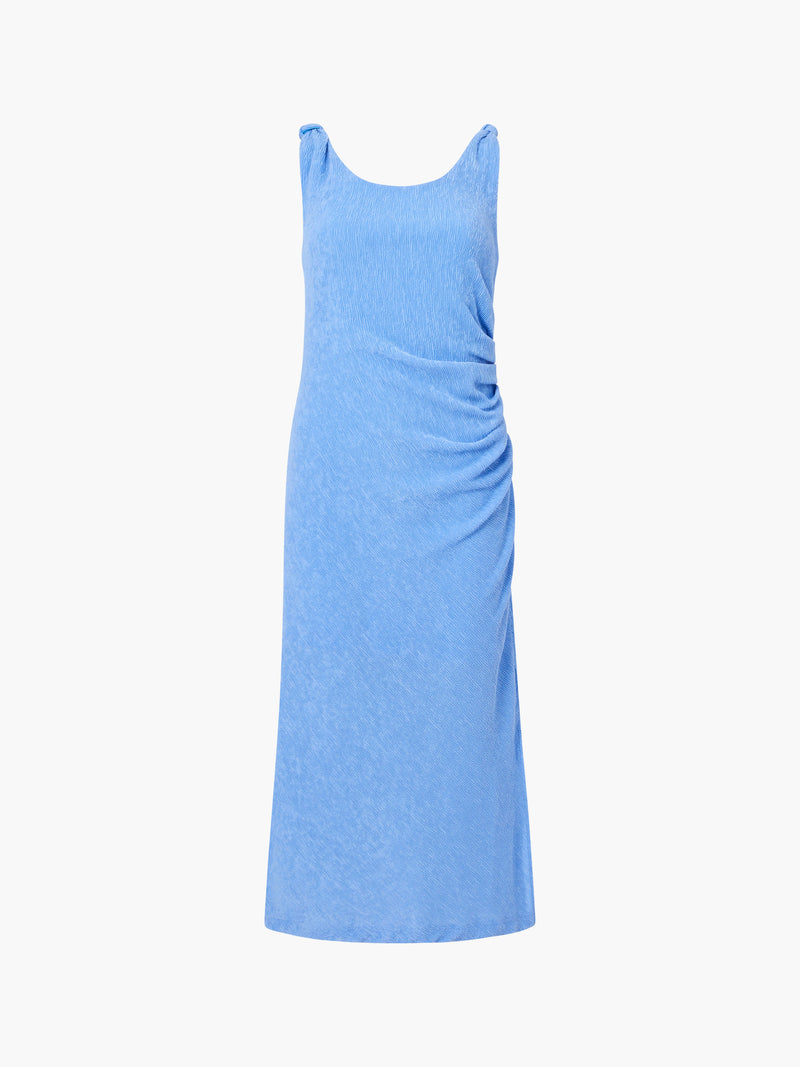 Trixie Textured Knot Strap Midi Dress