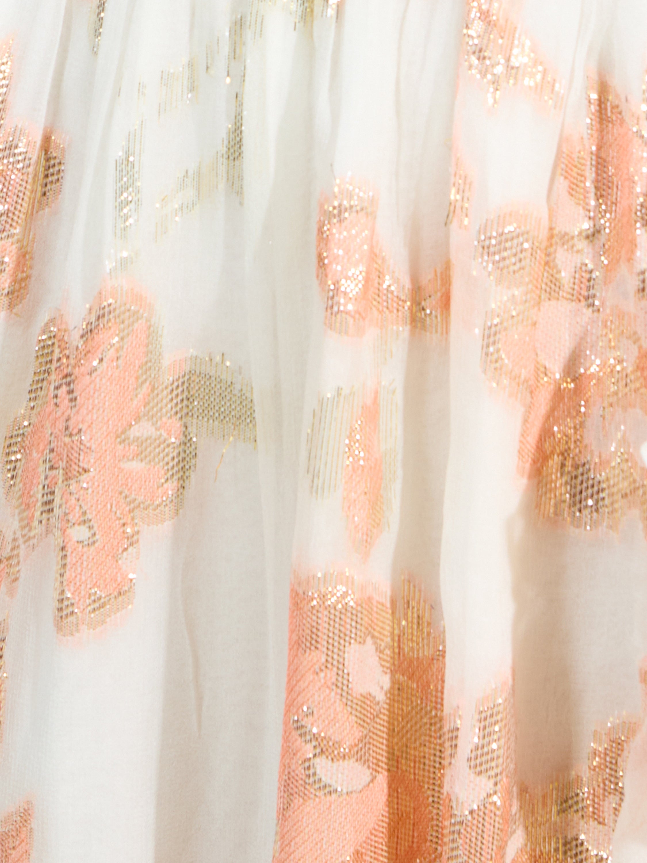 Elko Jacquard Fluted Midi Dress