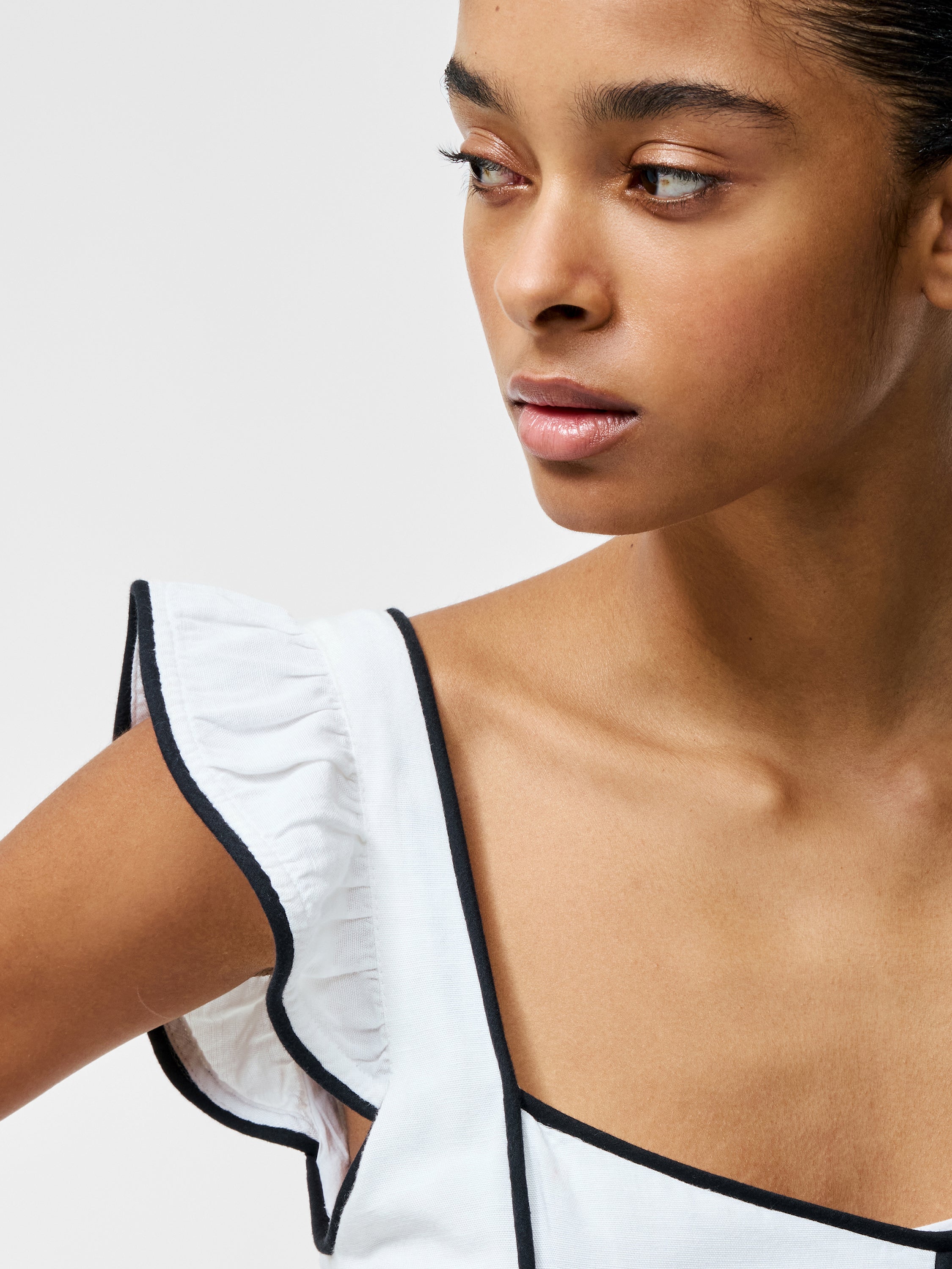 Ariette Linen Flared Dress