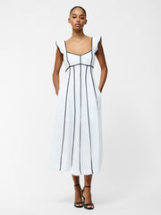 Ariette Linen Flared Dress