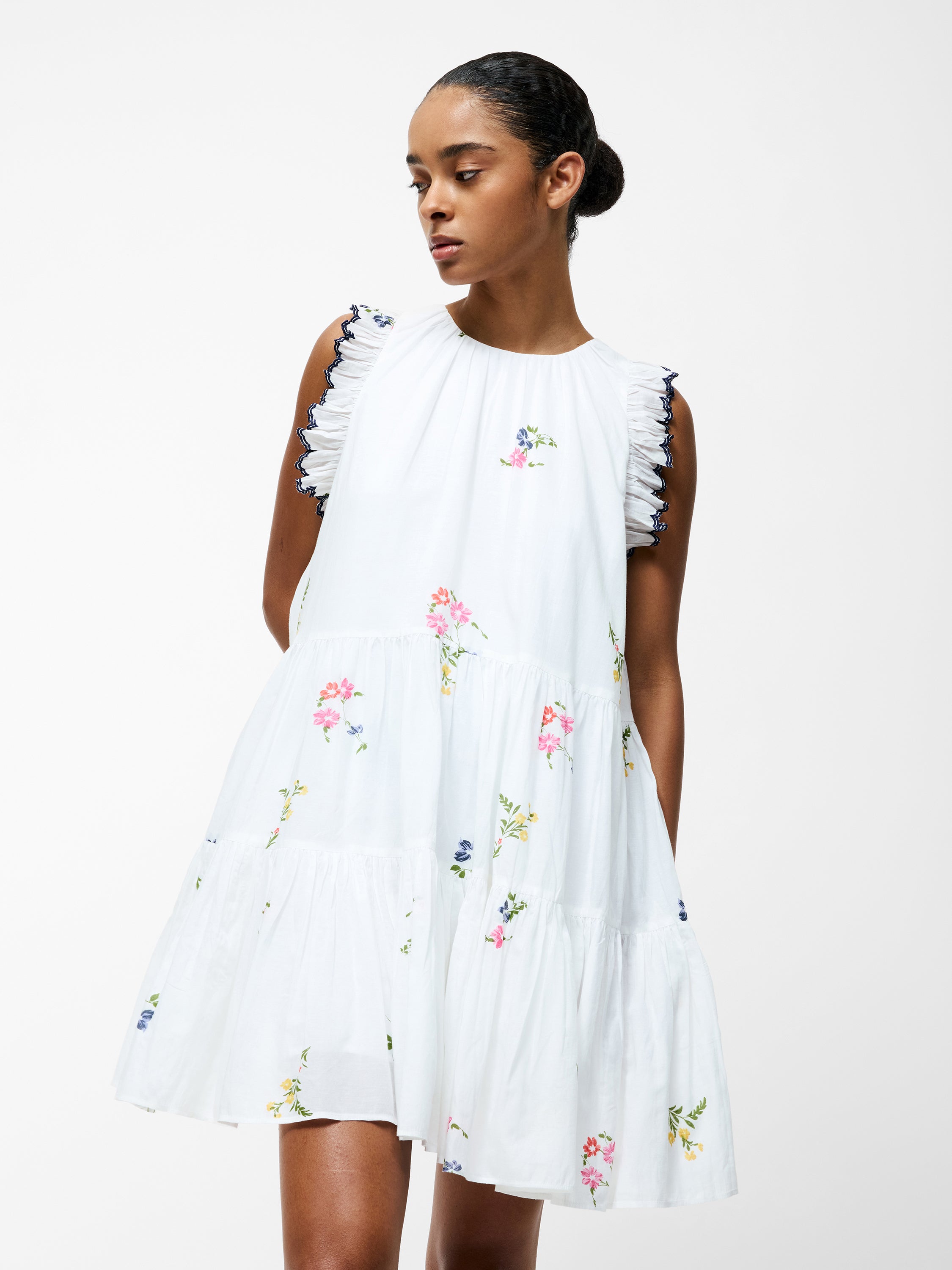 Kirsty Holland Tiered Mini Dress