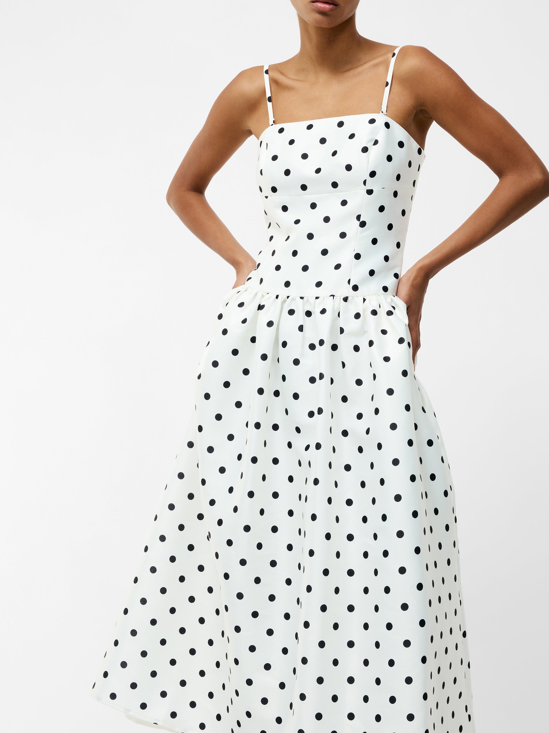 Polka Dot Midi Dress