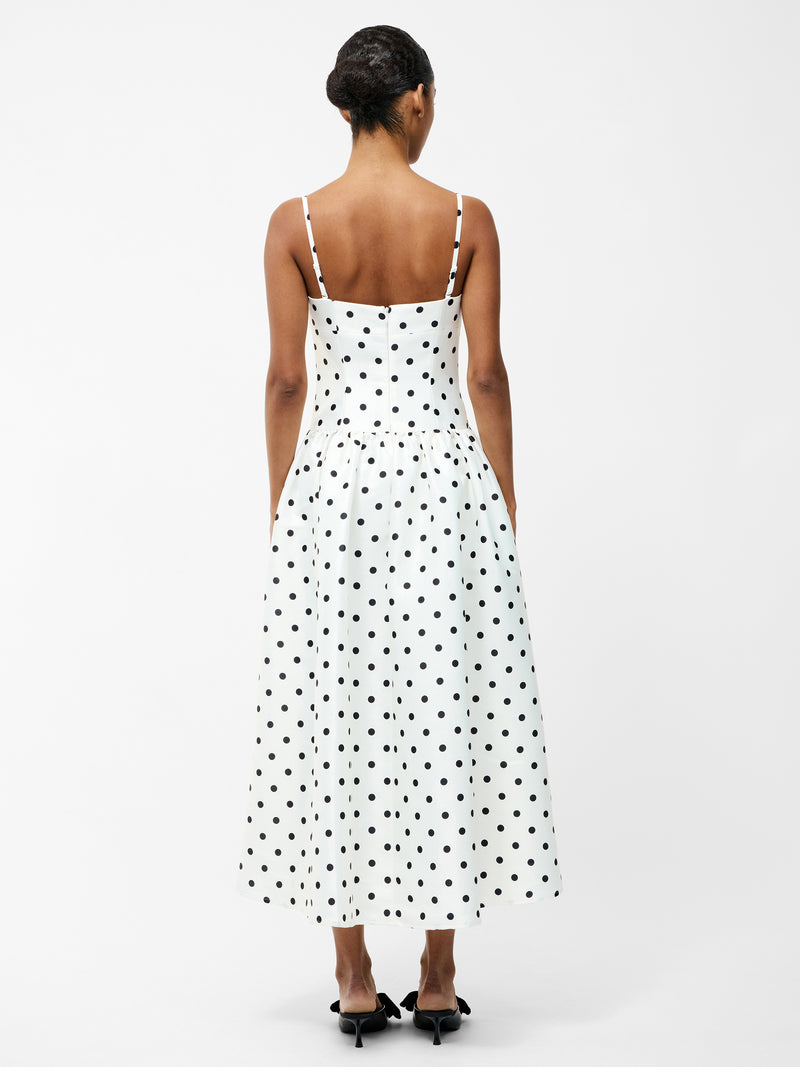 Polka Dot Midi Dress