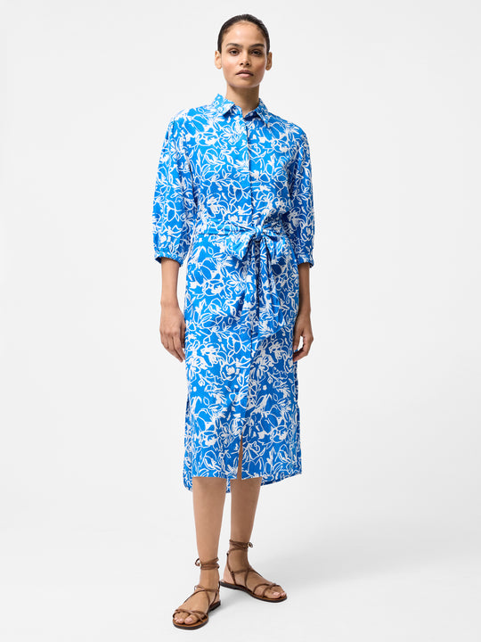 Fayola Belted Shirt Dress