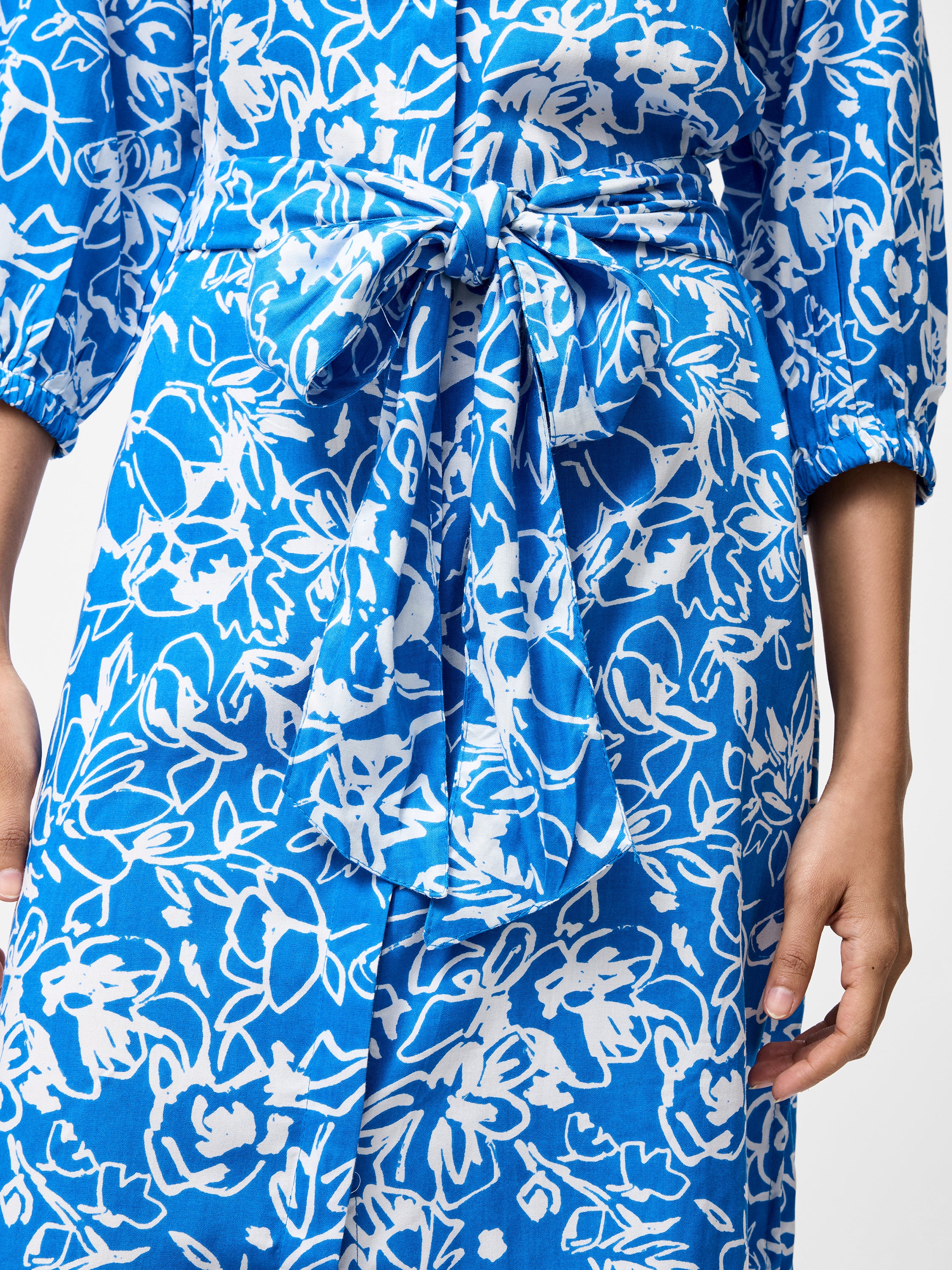 Fayola Belted Shirt Dress