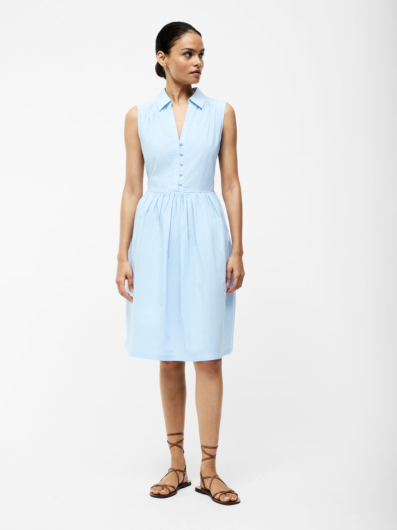 Sleeveless Smock Dress